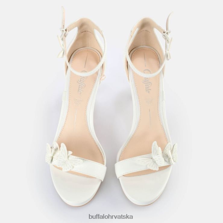 bijela Buffalo mary sandale s leptir petom |sandale TDD6T278